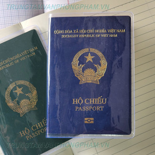 Bao hộ chiếu passport nhựa pvc trong suốt