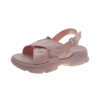 Dép sandal nữ Quai Chéo thời trang đế độn tăng chiều cao phong cách học sinh cực Hot TH-39