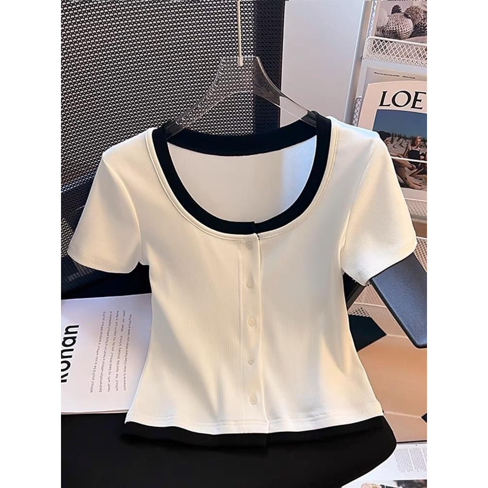Áo Thun Tăm Lạnh Nữ, Chất Mát Co Dãn 4 Chiều Dễ Phối, Mã F6