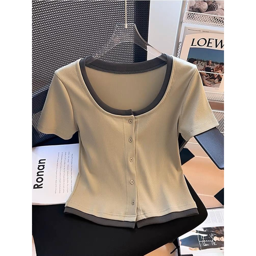 Áo Thun Tăm Lạnh Nữ, Chất Mát Co Dãn 4 Chiều Dễ Phối, Mã F6