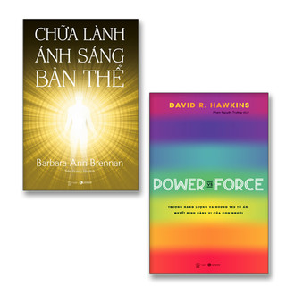 Sách - combo power vs force + chữa lành ánh sáng bản thể