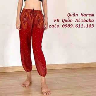 💧🌸 QUẦN HAREM BAGGY BOHO HOA VĂN