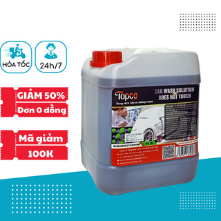 Dung dịch rửa xe không chạm TOPCO 5 lít rửa xe không cần chà cọ để bề mặt xe không bị xước Chăm Sóc Xe