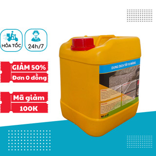 Hóa chất tẩy xi măng nền gạch, xe ô tô Topco dung dịch tẩy xi măng trên sắt, nền nhà 5 lít Chăm Sóc Xe