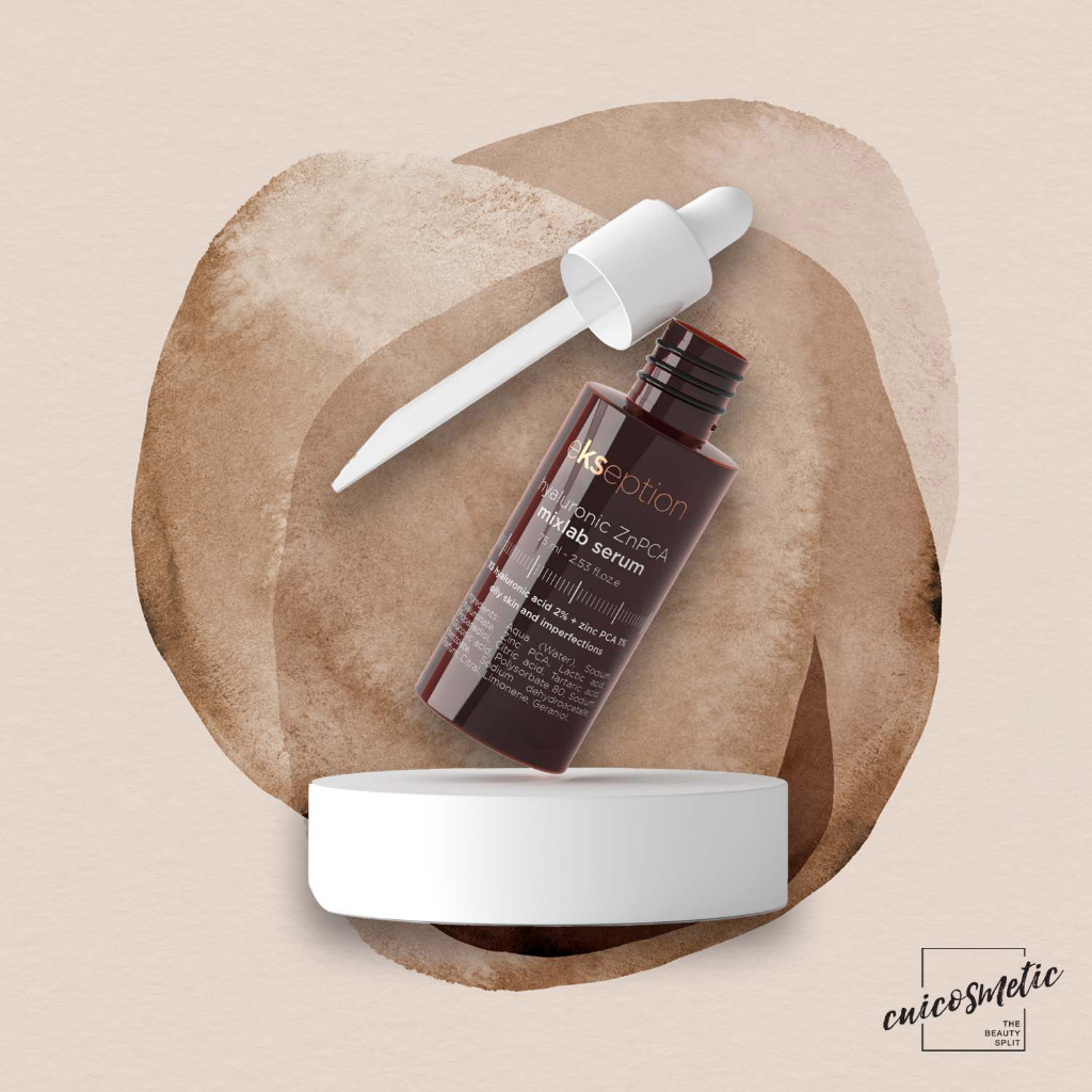 Serum giảm mụn kiểm soát nhờn EKSEPTION Hyaluronic ZnPCA Mixlab Serum 75ml