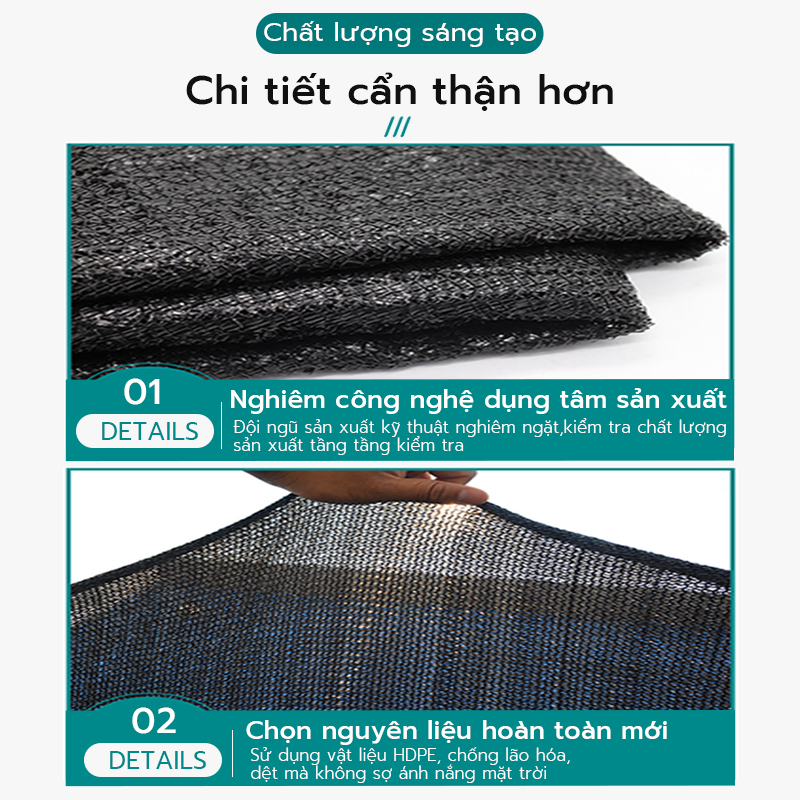 Lưới che nắng, che lan, che cây, che hoa hồng 2mx3m
