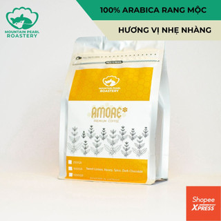 Cà phê nguyên chất amore 100% arabica cầu đất rang mộc pha máy, pha phin từ mountain pearl roastery.