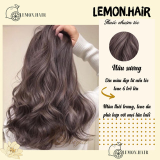 thuốc nhuộm tóc màu nâu sương - lemon.hair