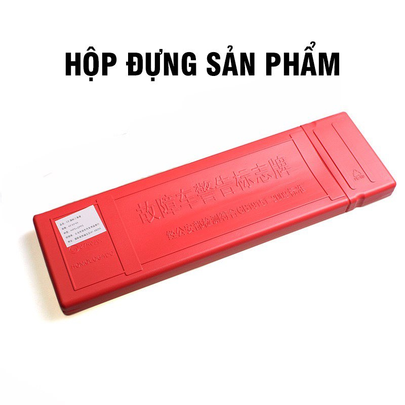 Biển cảnh báo nguy hiểm tam giác phản quang cho oto