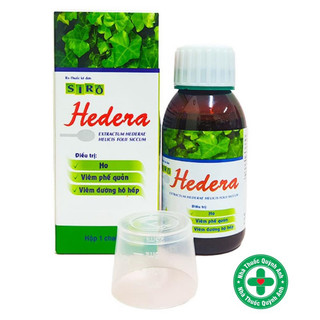 ✅ Siro ho hedera - Cao lá thường xuân, bổ phế, giảm ho, loãng đờm cho bé