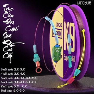  Combo 2 cái Trục Câu Đài Buộc Sẵn K9 Hàng Cao Cấp Buộc Sẵn Cước Câu Cá Tàng Hình Đủ Kích Cỡ DT09 