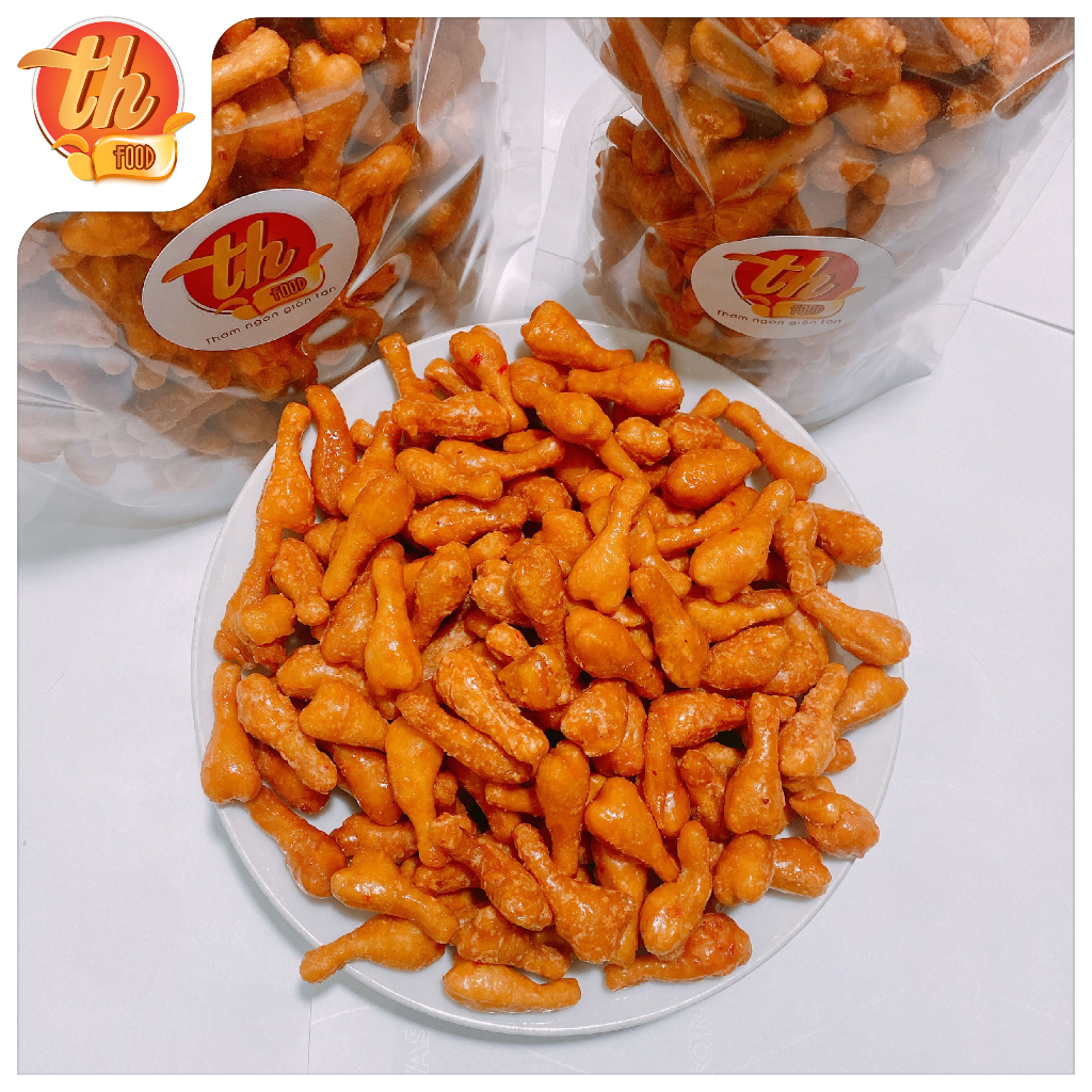500g Quẩy Đùi Gà Phô Mai Cay, Snack Đùi Gà Sấy Phô Mai Giòn Tan Thơm Ngon Đặc Biệt