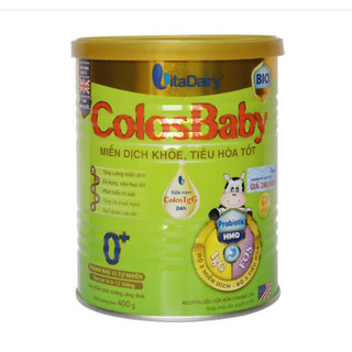 DATE XA-Sữa dinh dưỡngSữa colosbaby BIO số 0 + 1+ (800g). Bảo vệ hệ tiêu hoá của trẻ, MIỄM DỊCH KHỎE TIÊU HÓA TỐT