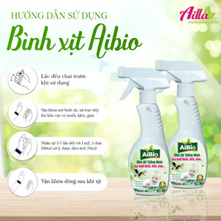 Bình Xịt AiBio Xua Đuổi Muỗi Kiến Gián Côn Trùng Hiệu Quả Nhanh Chóng An