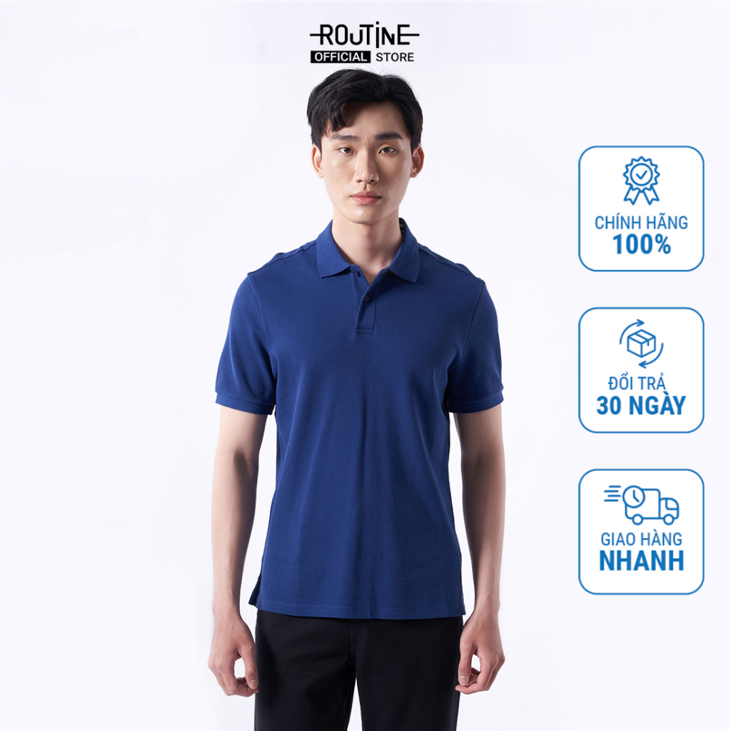 Áo Polo Nam Tay Ngắn Cổ Bẻ Form Fitted - Routine 10S21POL015