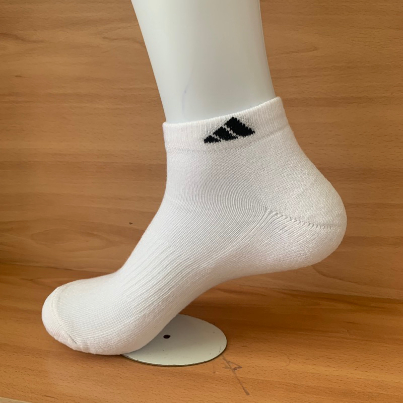 Tất Adidas xù bàn cổ thấp hàng xuất dư