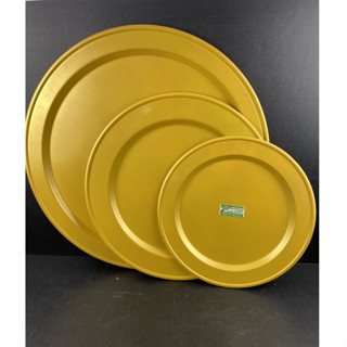 Mâm ăn cơm cỡ đại,mâm 10 người ăn chất liệu nhôm mạ vàng công nghệ Anod 60cm, 70cm, 80cm