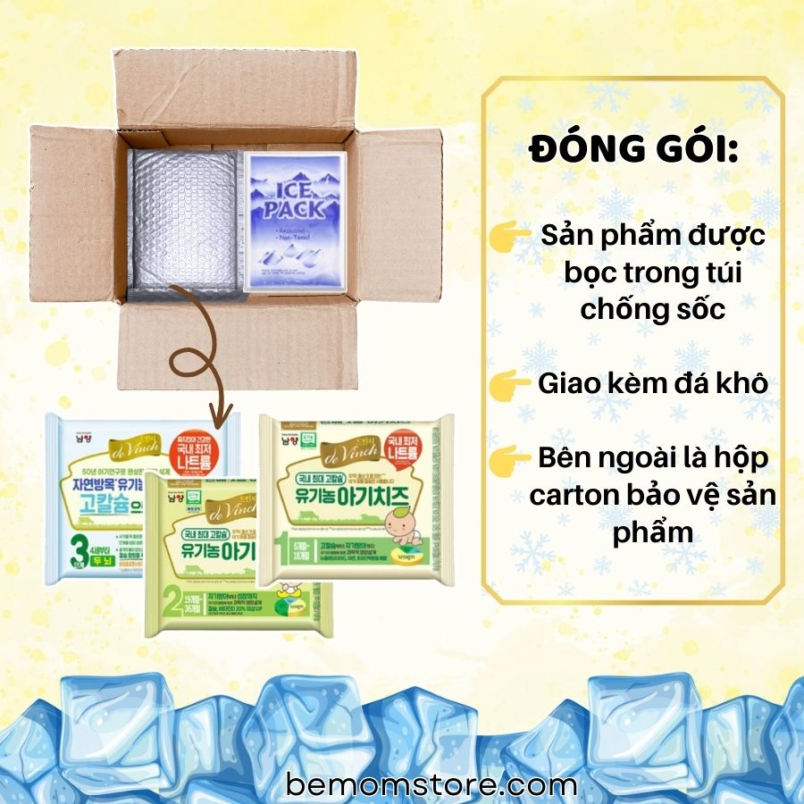 PHÔ MAI HỮU CƠ TÁCH MUỐI NAMYANG DEVINCH Hàn Quốc cho bé từ 6 tháng