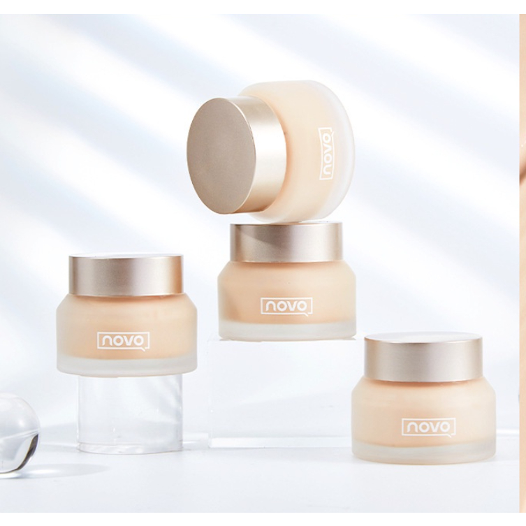 【Hàng Mới Về】Kem Nền NOVO Bb Cream Che Khuyết Điểm Kiểm Soát Dầu Làm Trắng Dưỡng Ẩm Lâu Trôi Không Thấm Nước