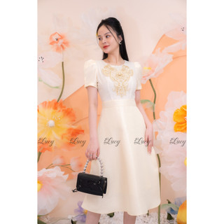 Đầm xoè tiểu thư Phoenix 8522 Dự tiệc sang trọng giá tốt váy Lucy