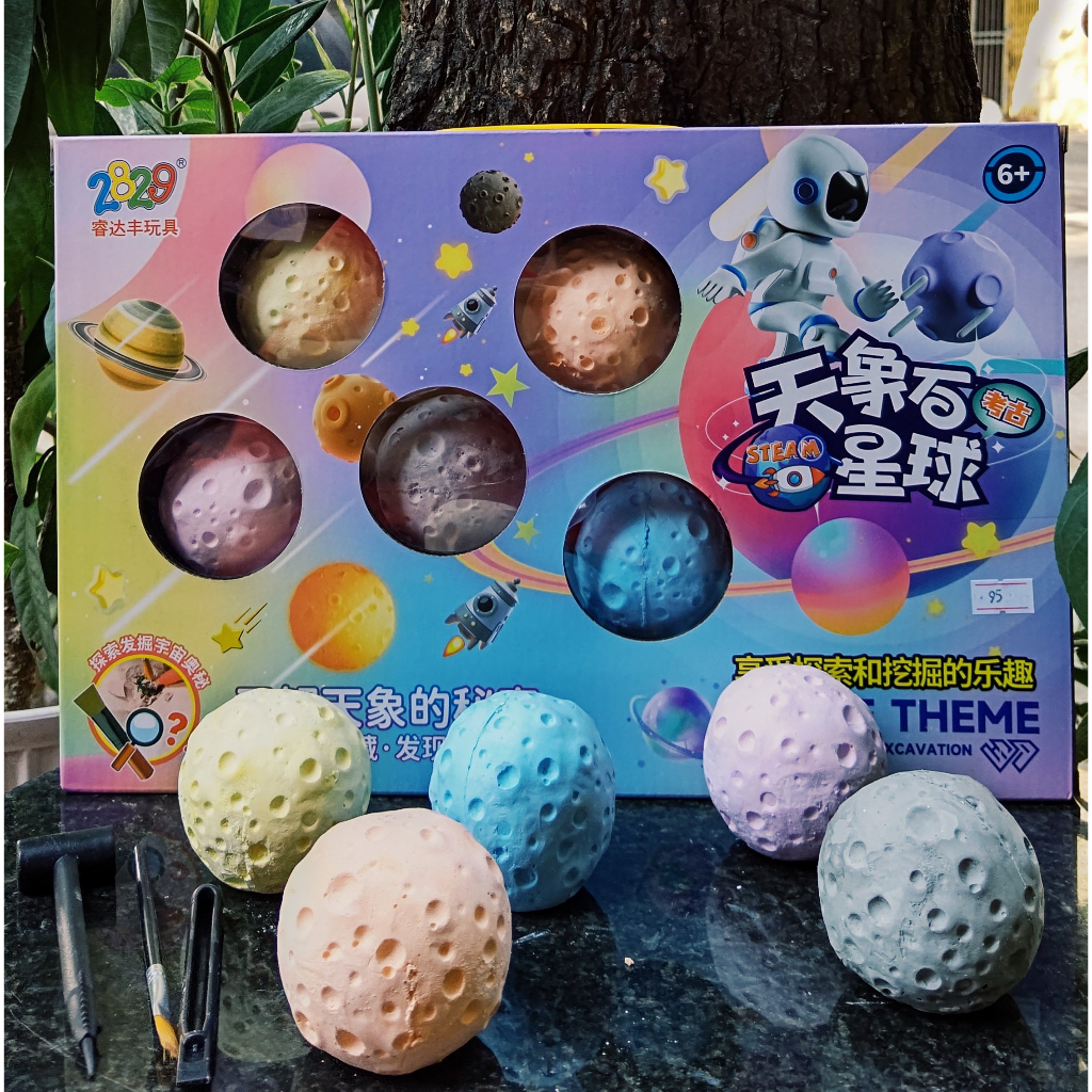 Đồ chơi  khai quật khảo cổ khủng long, công chúa cho bé, khảo cổ thiên văn học, đào kho báu thiên thạch