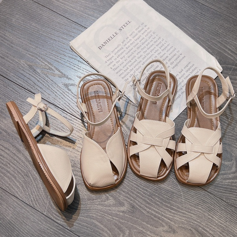 Giày bal da qc có hậu siêu xinh