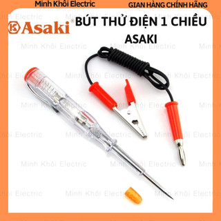Bút thử điện một chiều DC Asaki Asaki AK-9063, bút thử điện asaki, bút thử điện đa năng