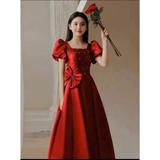 đầm dự tiệc chất tapta mềm( HET HANG)
