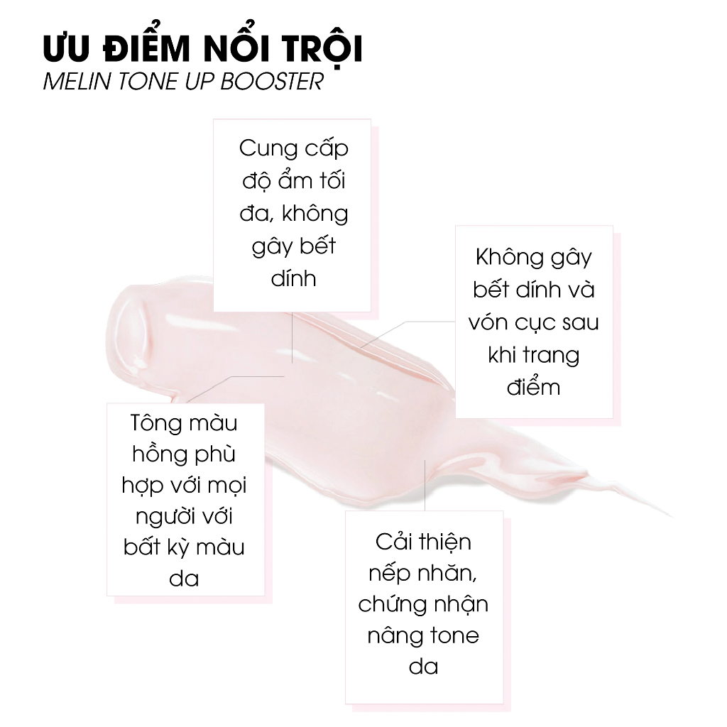 Kem Dưỡng Trắng Da Nâng Tone Graymelin Melin Tone Up Booster 50ml