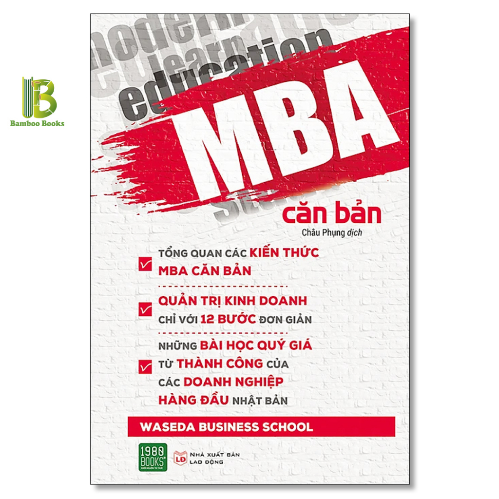 Sách - MBA Căn Bản - Waseda Business School - 1980 Books
