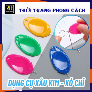Dụng cụ hỗ trợ xỏ chỉ xâu luồn kim tự động nhỏ gọn thông minh - giúp cho người già , mắt kém - dụng cụ xỏ kim tiện lợi