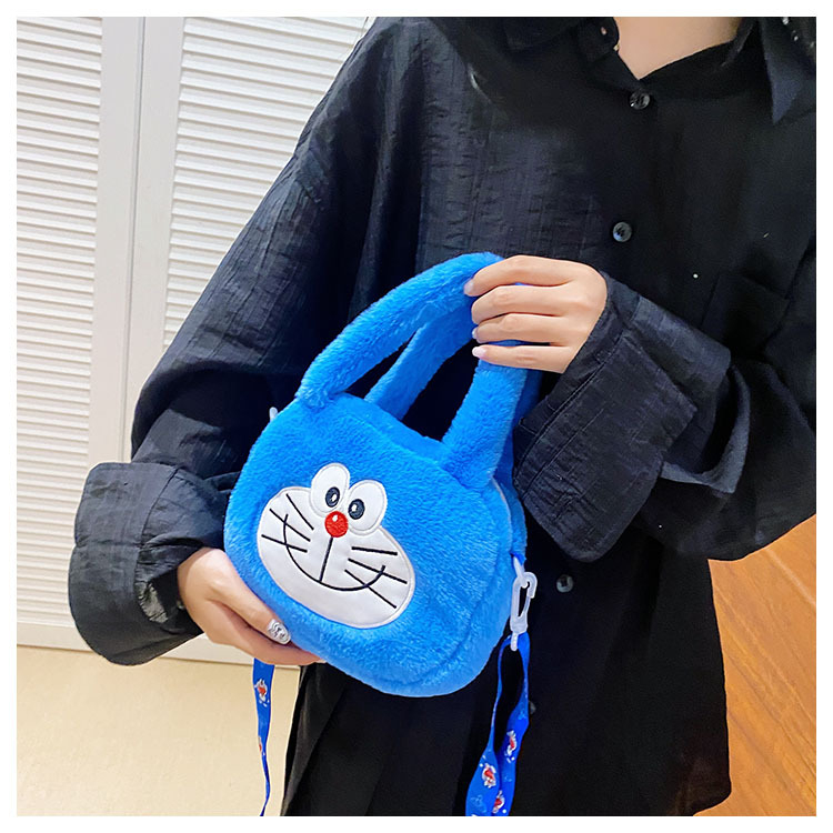TÚI ĐEO CHÉO LÔNG MỀM DORAEMON THỜI TRANG PHONG CÁCH