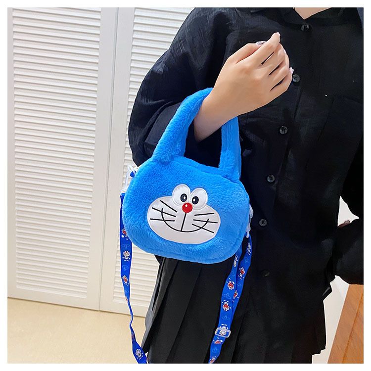 TÚI ĐEO CHÉO LÔNG MỀM DORAEMON THỜI TRANG PHONG CÁCH