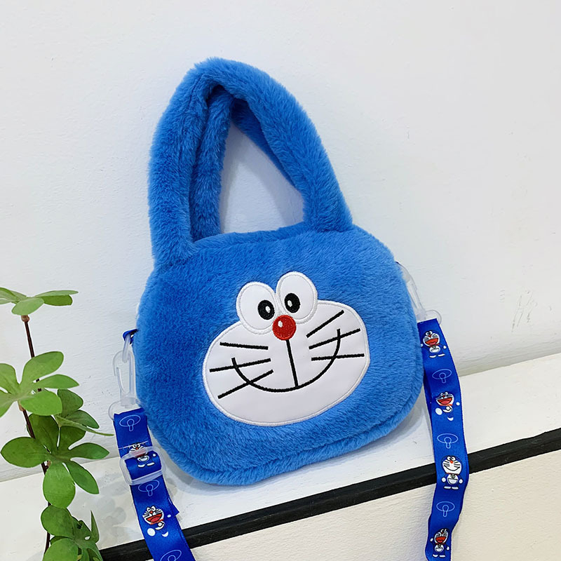 TÚI ĐEO CHÉO LÔNG MỀM DORAEMON THỜI TRANG PHONG CÁCH