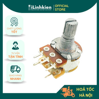 Chiết áp đôi wh148 5k 15mm chất lượng cao