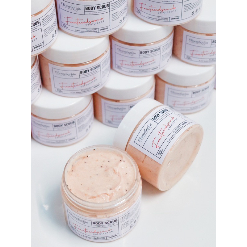 Tẩy tế bào chết Scrub Fruit chứa AHA và BHA thiên nhiên - Choosebythie