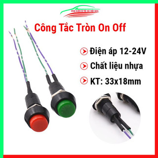 Công tắc tròn on off tiện lợi lắp, chế đa năng