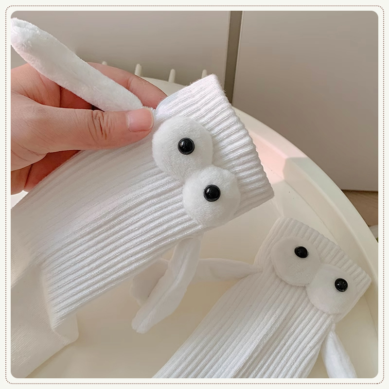 🍒🍒CHERRYKOKO Tất Nam Châm Hình Đôi Mắt Hoạt Hình Xinh Xắn Cho Cặp Đôi