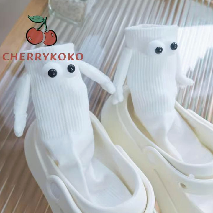 🍒🍒CHERRYKOKO Tất Nam Châm Hình Đôi Mắt Hoạt Hình Xinh Xắn Cho Cặp Đôi