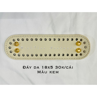 Đáy da 18x5cm (LỖ ĐỤC LỚN)