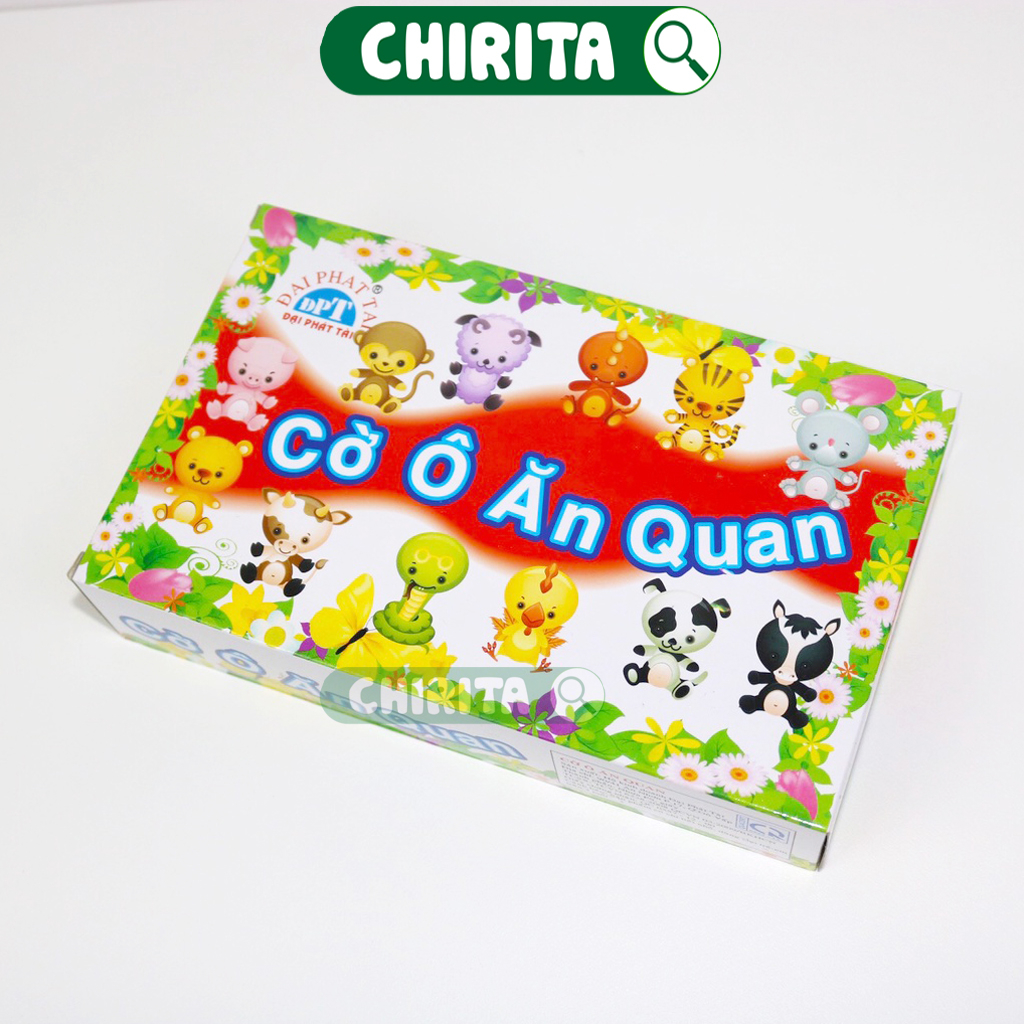 Ô Ăn Quan 2in1 Gấp Gọn Sato/Đại Phát Tài - Đồ Chơi Trẻ Em Board Game Trò Chơi Dân Gian Giải Trí Tìm Hiểu Địa Lý Chirita
