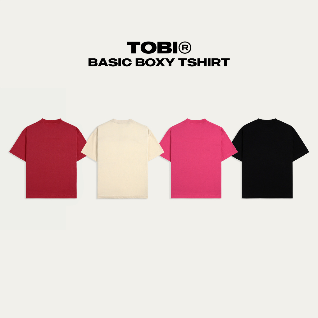 Áo Thun Trơn Tay Ngắn Basic TOBI