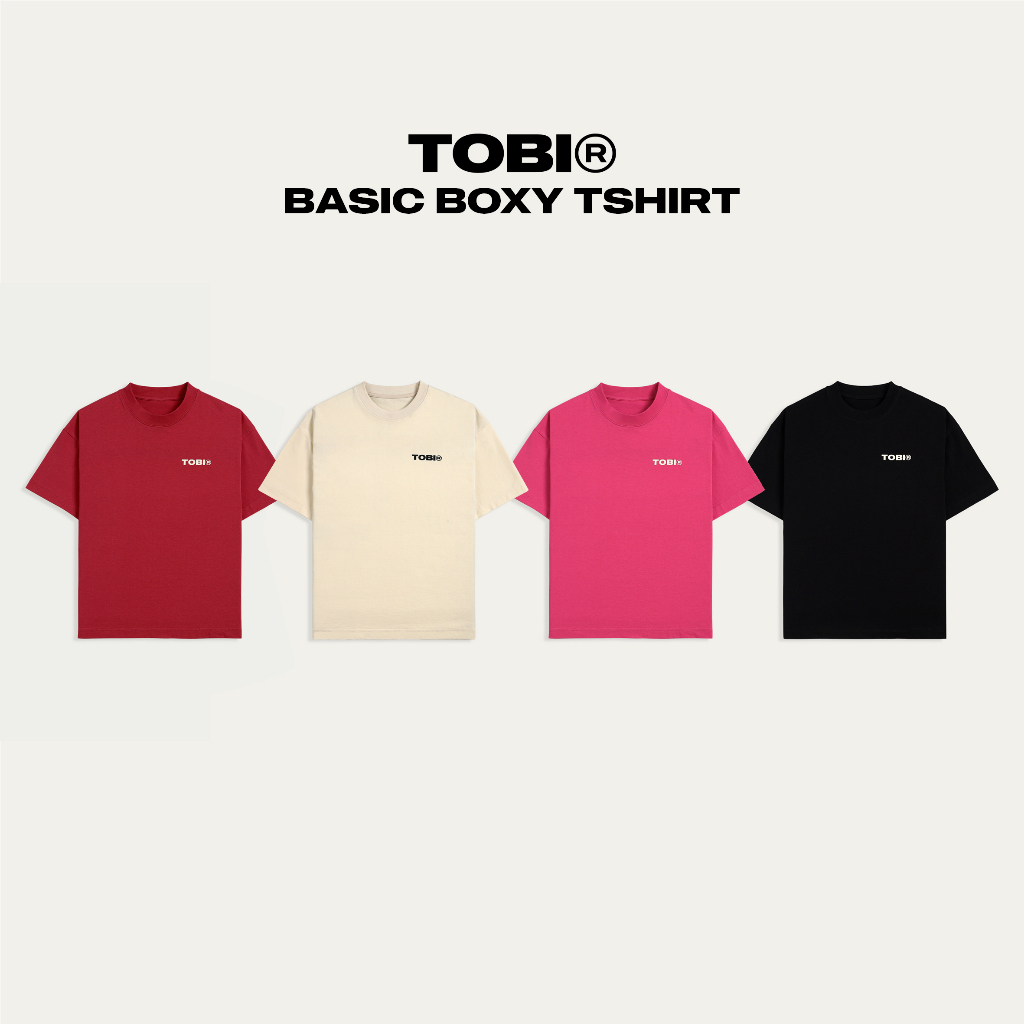 Áo Thun Trơn Tay Ngắn Basic TOBI