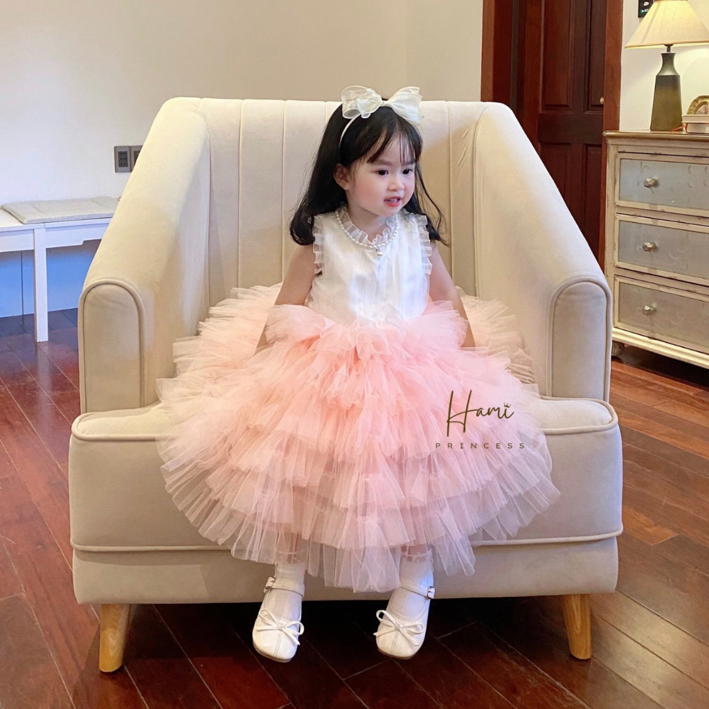 𝐒𝐮𝐫𝐢 𝐃𝐫𝐞𝐬𝐬 - Váy Công Chúa Hm52 Điệu Đà