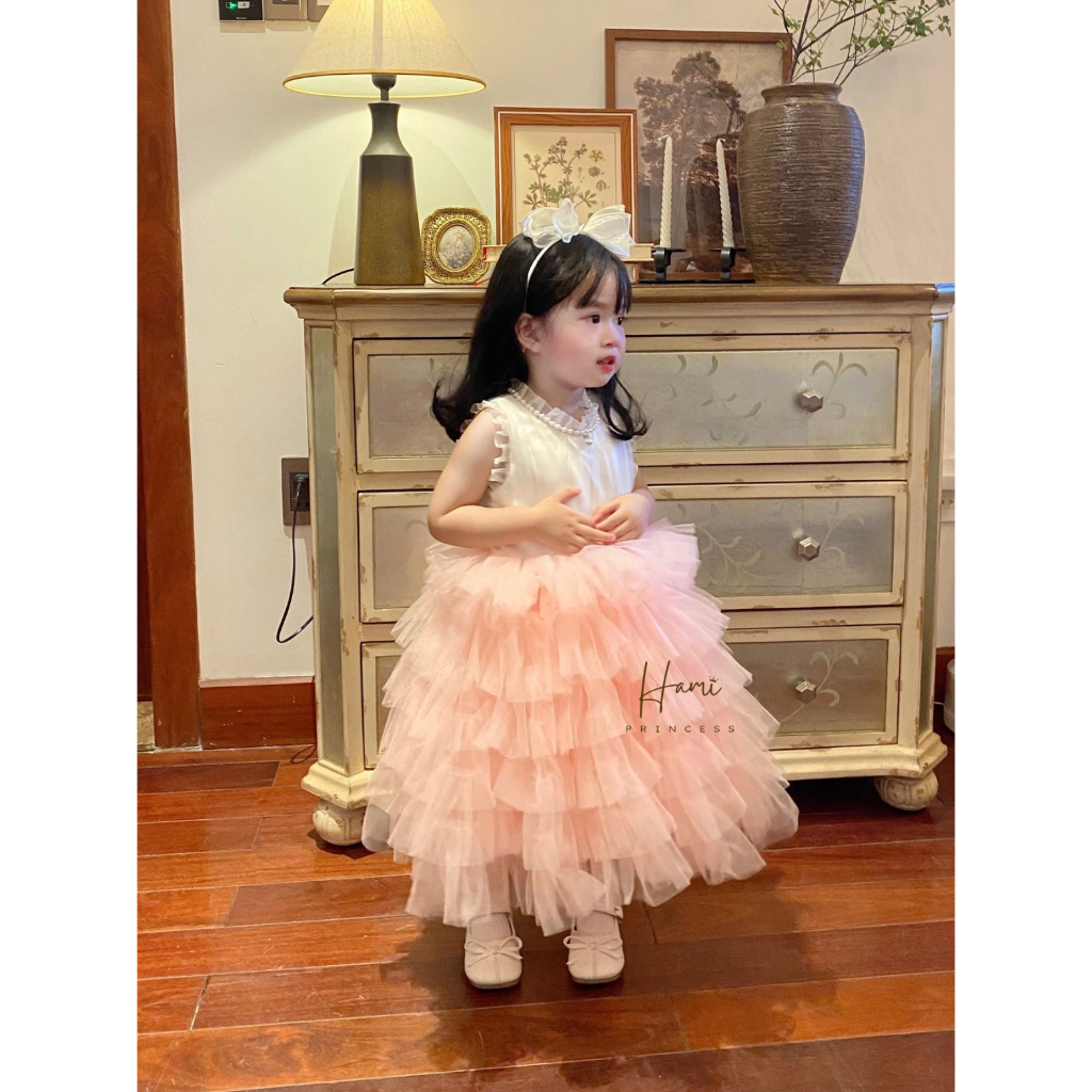 𝐒𝐮𝐫𝐢 𝐃𝐫𝐞𝐬𝐬 - Váy Công Chúa Hm52 Điệu Đà