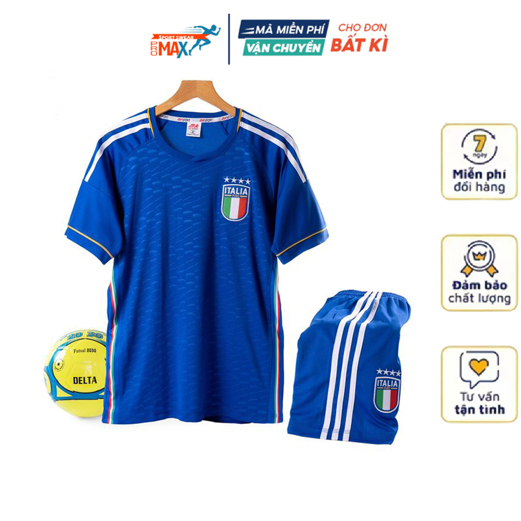 Đồ Bóng Đá Ý quần áo đá banh NASSR thun lạnh co giãn, thoáng mát, form chuẩn