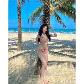 𝐒𝐮𝐦𝐦𝐞𝐫 𝐁𝐢𝐤𝐢𝐧𝐢 Set bikini 3 chi tiết mặc hè