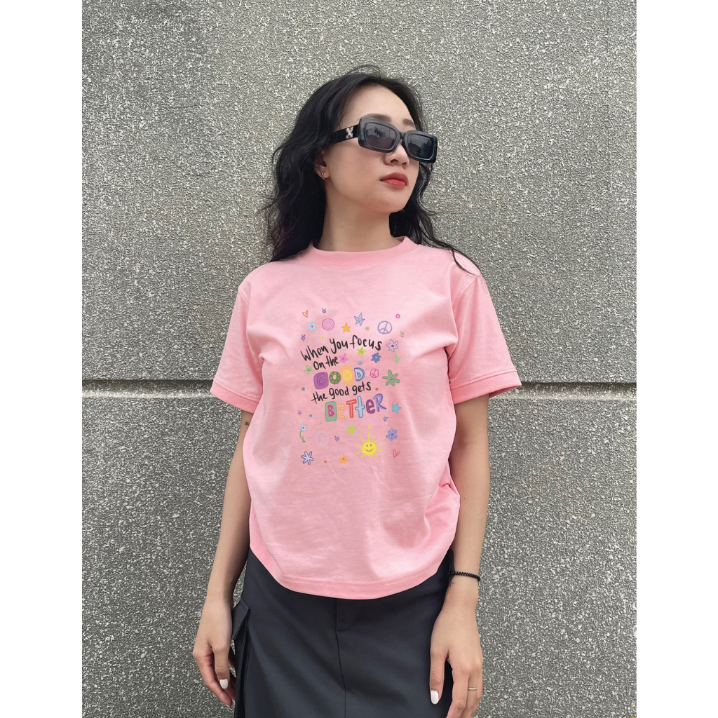 Áo thun Baby Tee GOOD THINGS unisex phông Nam Nữ Local Brand Chính Hãng Midori M Studio