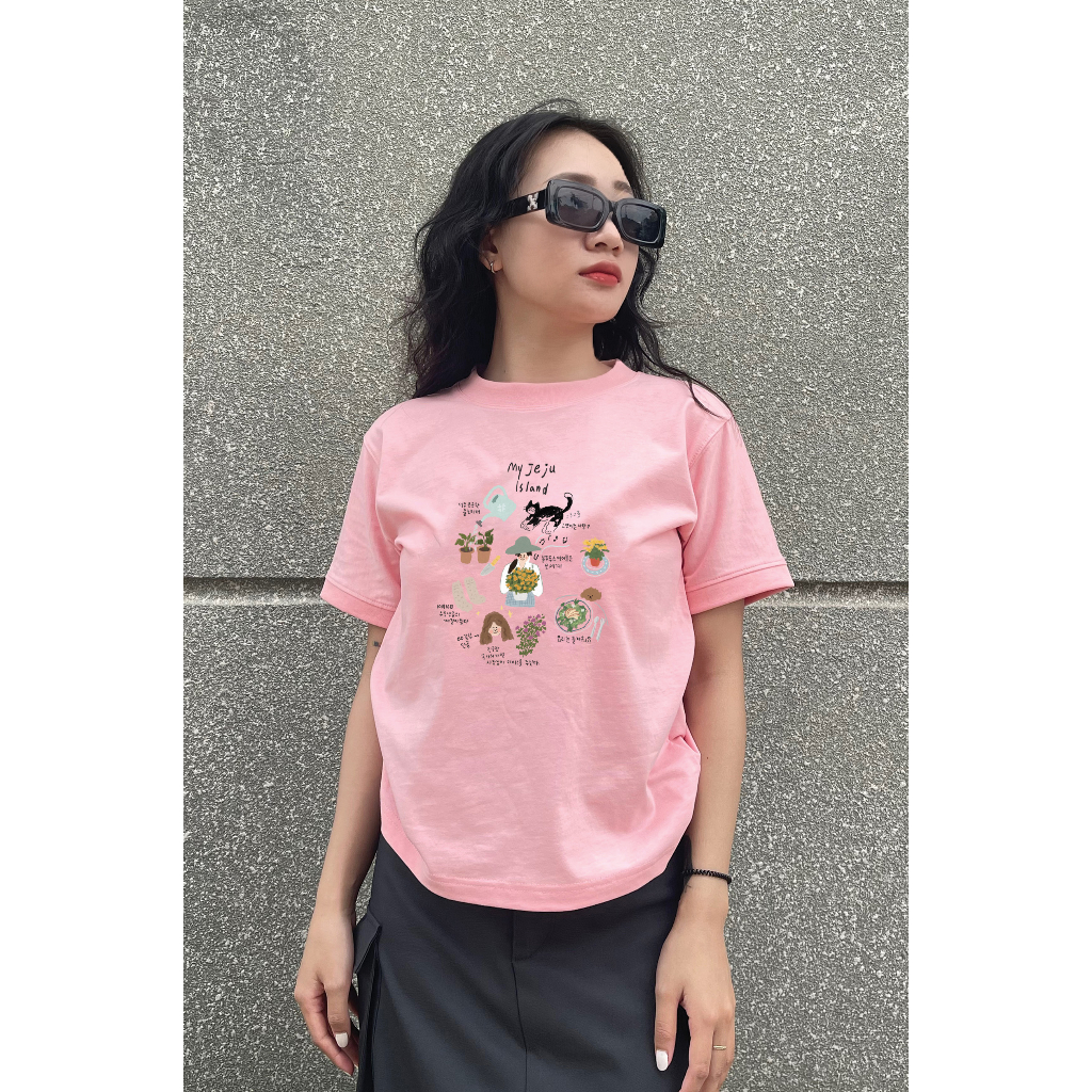 Áo thun Baby Tee JEJU ISLAND unisex phông Nam Nữ Local Brand Chính Hãng Midori M Studio