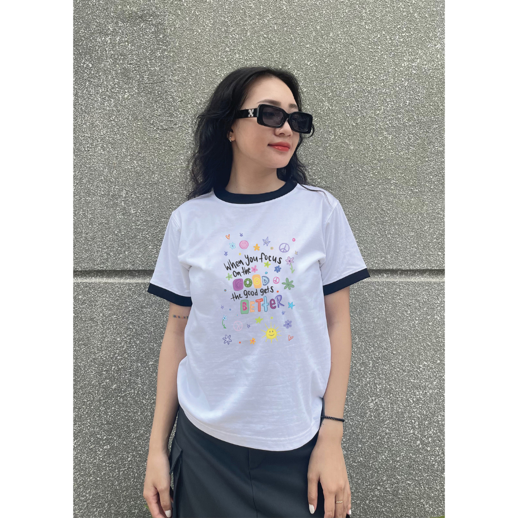 Áo thun Baby Tee GOOD THINGS unisex phông Nam Nữ Local Brand Chính Hãng Midori M Studio